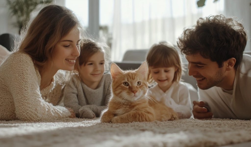 Accueil chaton famille