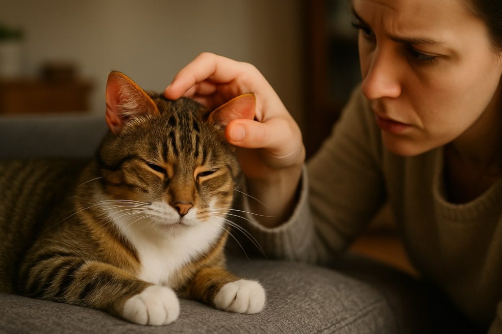 oreilles de mon chat sont chaudes